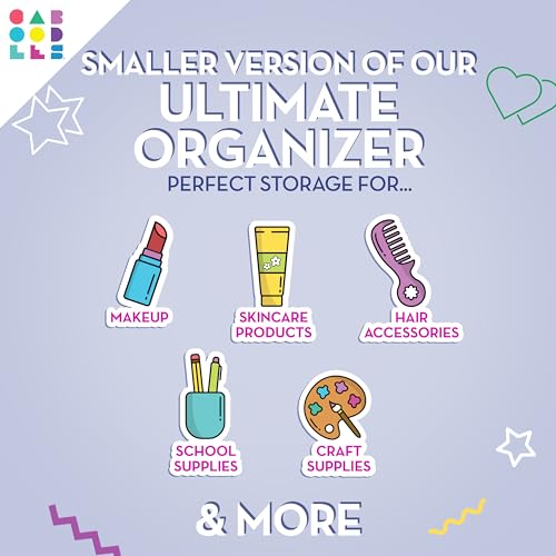 Caboodles Pretty in Petite Makeup Organizer - Two-Tone Periwinkle