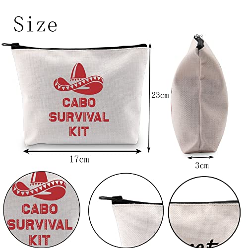 Cabo San Lucas Bachelorette Cosmetic Bag - POFULL Survival Kit