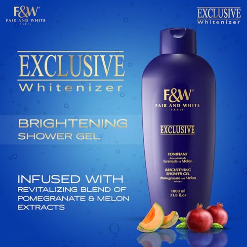 FAIR & WHITE Exclusive Skin Brightening Body Wash, 1000ml