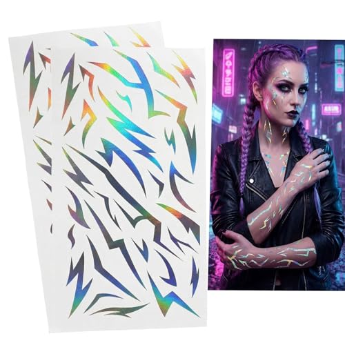 60 Dark Fantasy Temporary Tattoos for Cosplay & Halloween