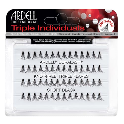 Ardell Short Knot-Free Individual Lashes - Voluminous Black Faux Fibers