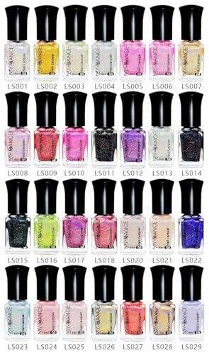 Holographic Deep Royal Blue Nail Polish - Quick Dry Glitter 6ml