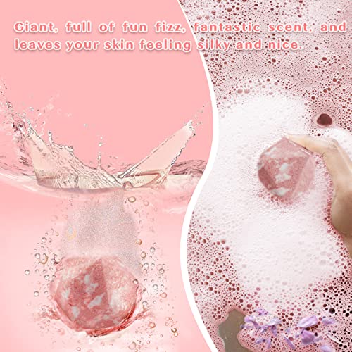 Large D20 Bath Bomb with Surprise Polyhedral Dice | Dragon Blood Scent & Skin-Friendly Ingredients