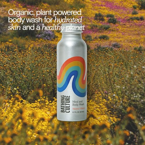 Bathing Culture Organic Mind & Body Wash, Meadow Vision, 2.7oz Travel Size