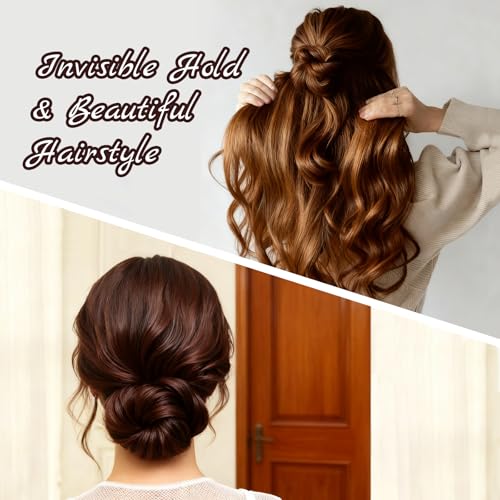 Teenitor 20Pcs Spiral Hair Pins & Ties for Effortless Buns