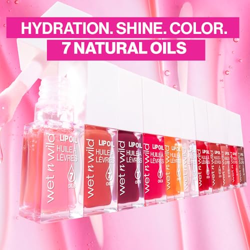 wet n wild Lip Oil - Dress Code, Lightweight Hydrating Tinted Oil (Pack of 2)