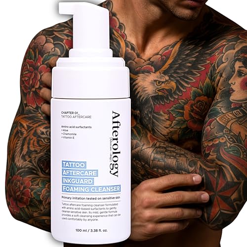 Afterology Unscented Tattoo Soap for Aftercare - 3.38 fl. oz (1 Count)