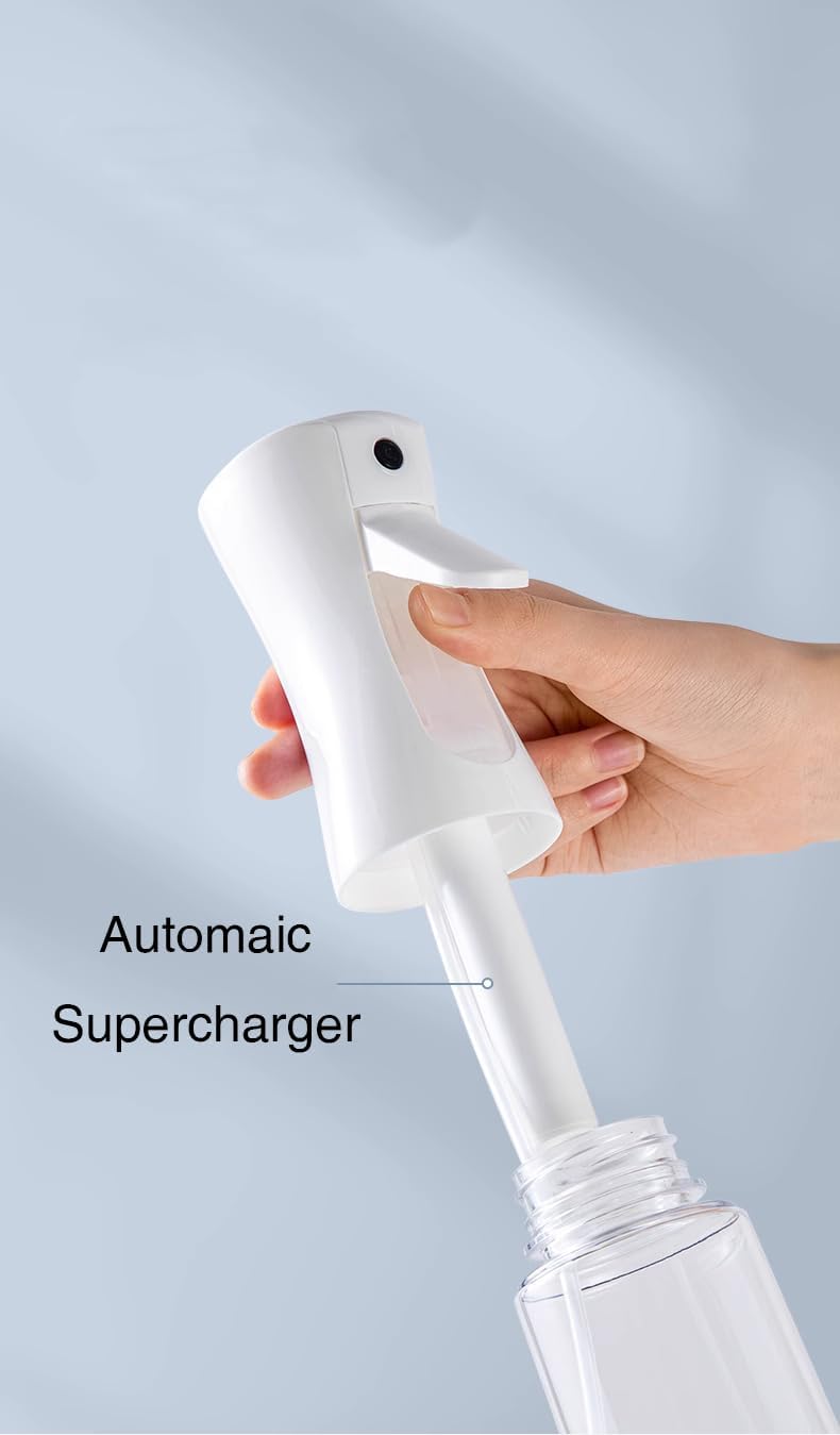 Continuous Mist Spray Bottle - 300ml | Perfect for Hair, Plants & Cleaning