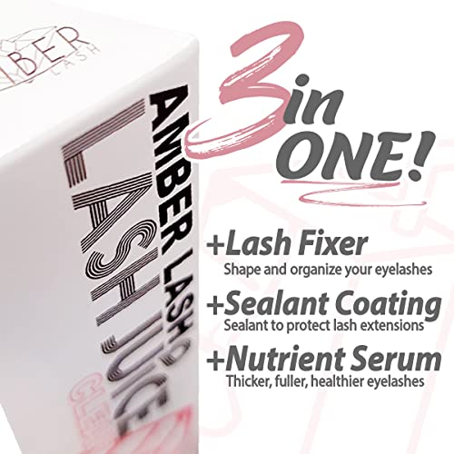 Amber Lash Lash Juice 3-in-1 Clear Lash Sealant & Nourishing Coating 15ml