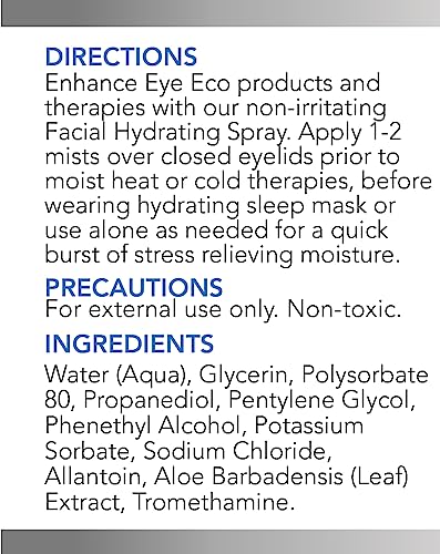 EyeEco Soothing Eye Mist - Hydrating & Non-Irritating, 2 oz
