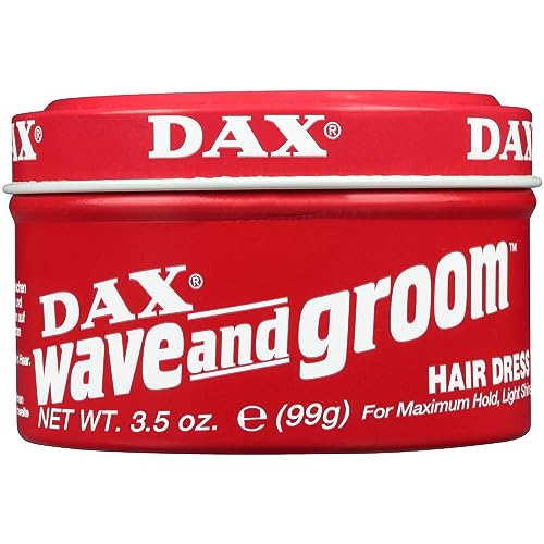 DAX Wave & Groom Heavy Hold Pomade - 3.5oz Jar (3 Pack)