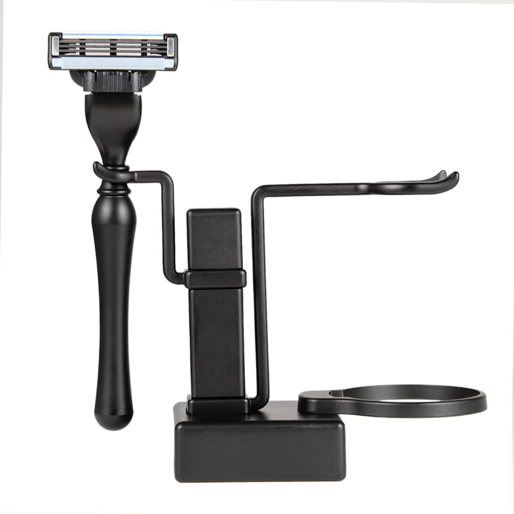 Grandslam Shaving Kit for Men, Safety Razor, Shaving Brush，Soap Cream and Stand, Stainless Steel Bowl Kit Gift Set