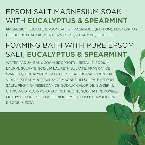 Dr Teal's Eucalyptus & Spearmint Epsom Salt Combo Pack