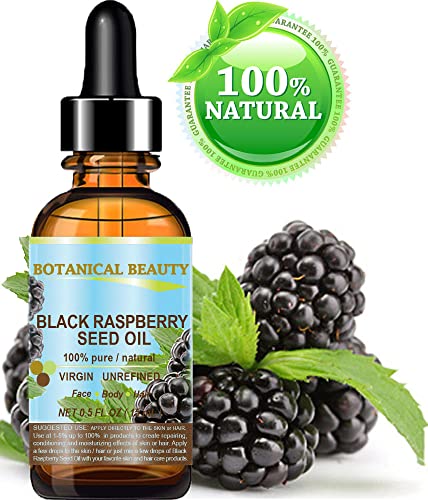 Botanical Beauty Black Raspberry Seed Oil - 100% Pure Cold Pressed Carrier Oil