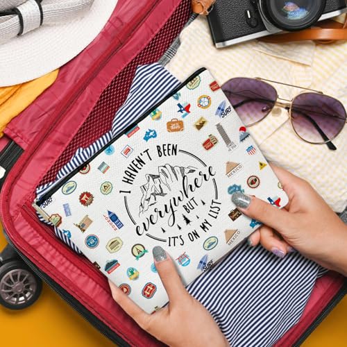 Travel Makeup Bag for Women | Funny Quote Cosmetic Organizer