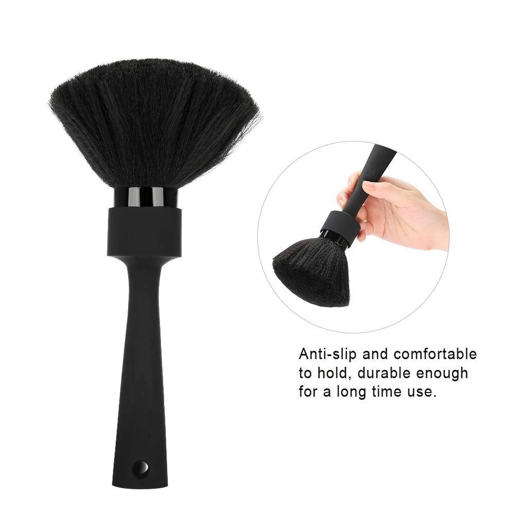 Soft Hair Brush Neck Duster - Professional Hair Cleaning & Styling Brush, Ergonomic Design for Face & Neck Cleanup, Lightweight & Durable Hairdressing Tool for Salon and Home Use