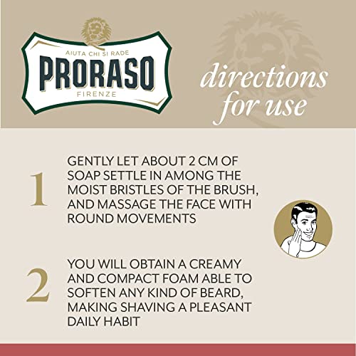 Proraso Nourishing Shave Cream for Coarse Beards with Shea Butter
