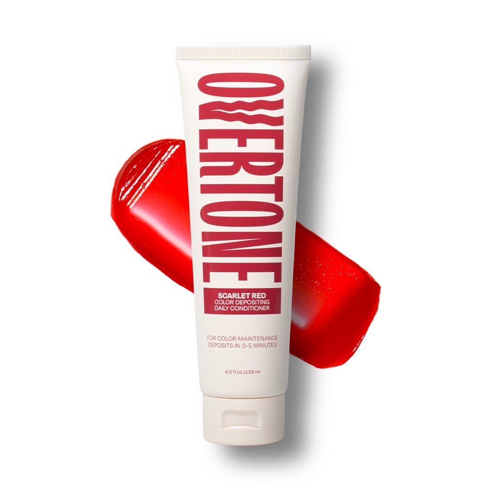 Overtone Daily Color Depositing Conditioner - Pastel Silver | 4.5oz Vegan Formula with Shea Butter & Coconut Oil for Color Refreshment