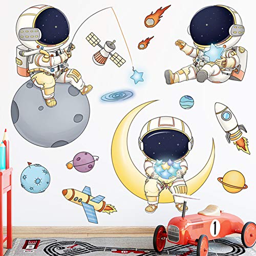 Astronaut Wall Stickers for Kids - DILIBRA Creative Space Decor