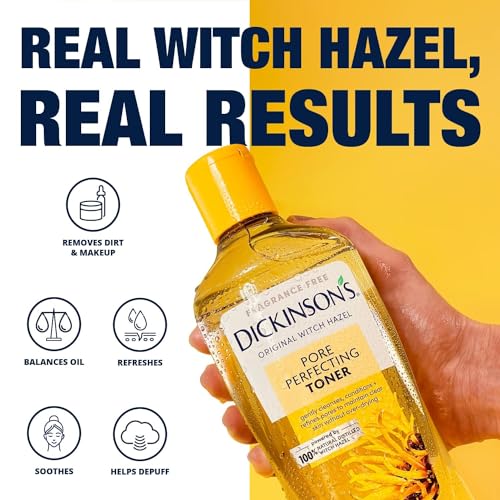 Dickinson's Witch Hazel Pore Perfecting Toner - 16 Fl Oz (Pack of 2)