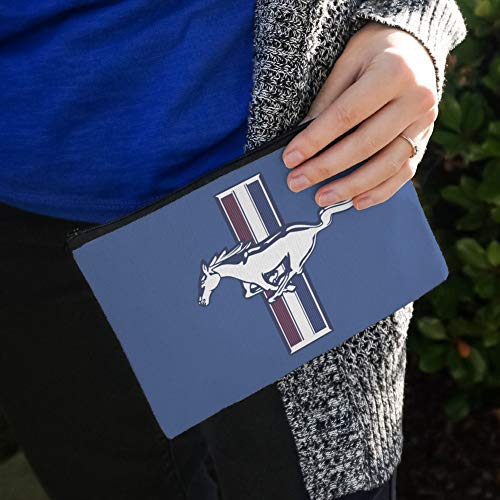 Ford Mustang Canvas Makeup Bag - Officially Licensed Zipper Pouch