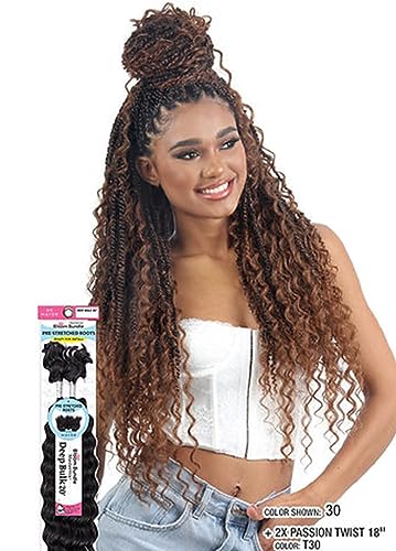 Mayde Beauty Bloom Bundle Deep Bulk 20" Hair - Pre-Stretched Curly Weave