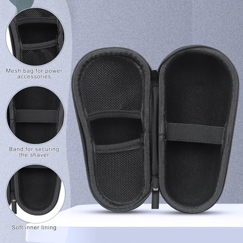 Hard Travel Case for Braun Electric Shavers - Shockproof EVA Shaver Storage