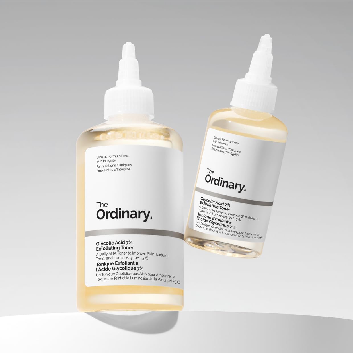 The Ordinary Glycolic Acid 7% Exfoliating Toner - Brightening Daily Toner for Even Skin Tone