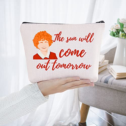 Sun Will Come Out Annie Musical Cosmetic Makeup Bag Gift for Fans