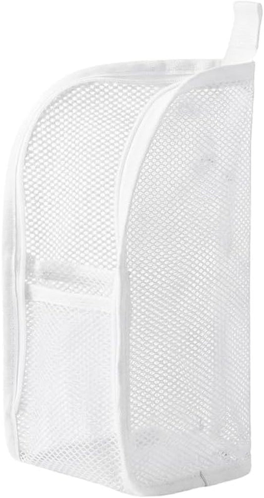 Portable Travel Toiletry Bag - Lightweight Waterproof EVA Mesh | 1pc White