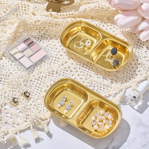 Teenyyou Gold Small Esthetician Facial Mask Bowls Set of 4 for Spa & Salon