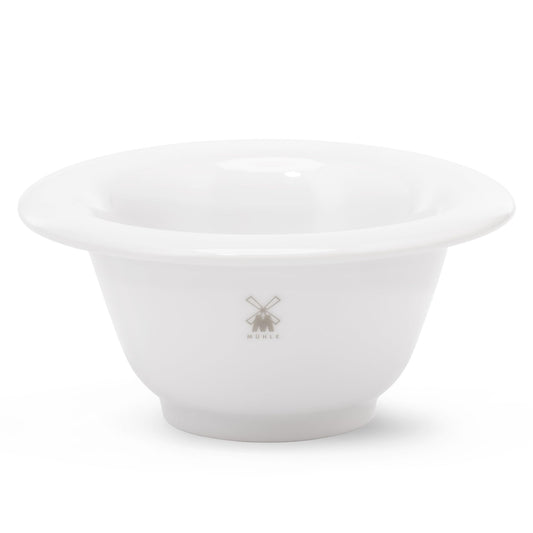 MÜHLE White Porcelain Platinum Rim Shaving Dish