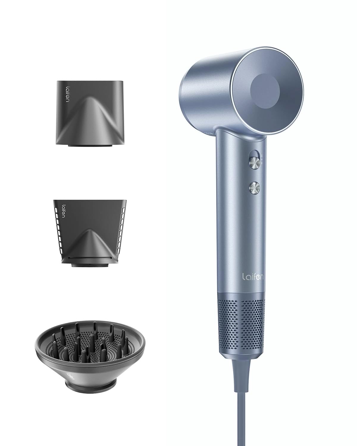 Laifen Swift Hair Dryer - High-Speed 200M Ionic Blow Dryer with Brushless Motor | Fast Drying, Low Noise, Magnetic Nozzle