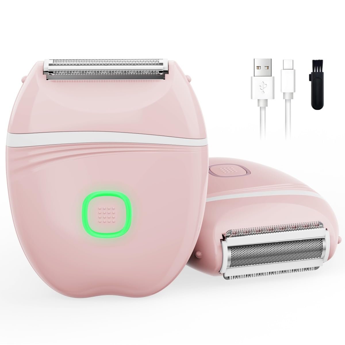 XYOUWEI Women Electric Shaver, Rechargeable Wet and Dry Use Electric Razor for Women, Body Hair Trimmer for Bikini Underarm Leg Arm Body Face Private Area