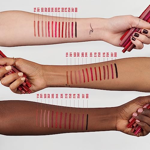 3INA Waterproof Lip Liner Pencil - Dark Pink Nude, Built-In Sharpener