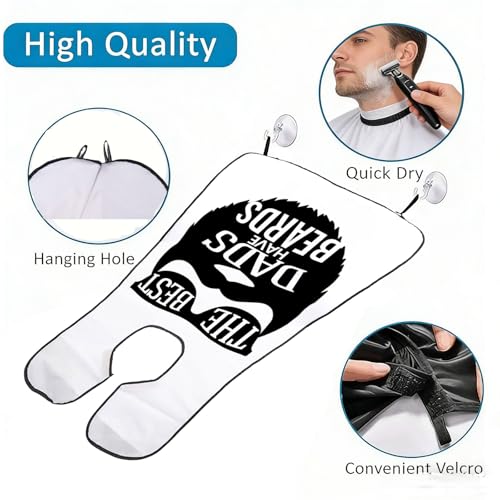 Zuo Bao Dad Beard Shaving Cape Proud Dad The Best Dads Have Beards Bearded Husband Beard Trimming Apron
