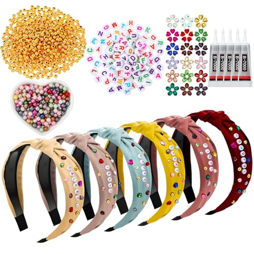 Wavyknot DIY Headband Making Kit - 636 Piece Craft Set for Kids