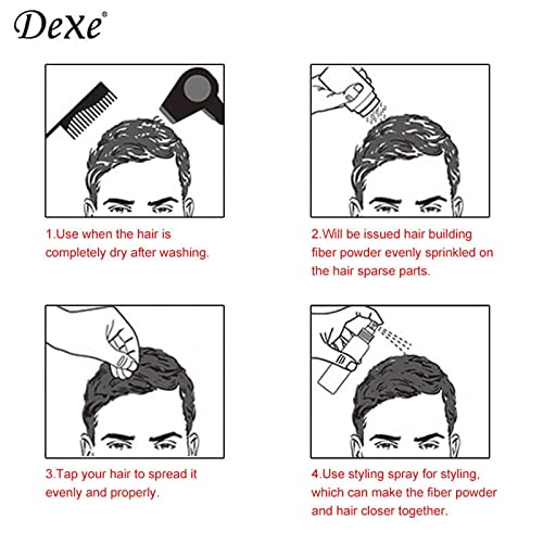 Hair Building Fibers for Thinning Hair | 22g Dark Brown Instant Coverage