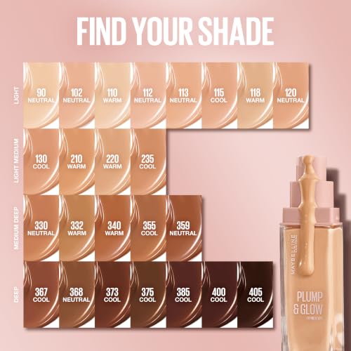 Maybelline Lifter Plump & Glow Liquid Foundation with Niacinamide