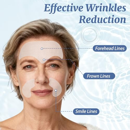 Forehead & Smile Line Wrinkle Patches with Collagen - 15pcs