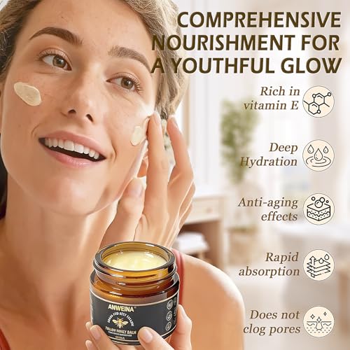 Organic Grass-Fed Tallow Honey Balm, Beef-Tallow for Skin (2 Oz)