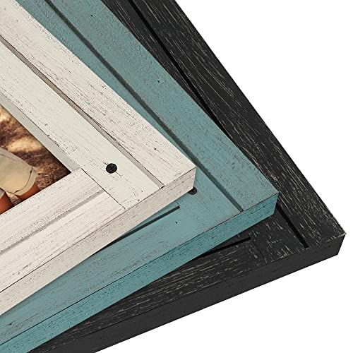 Americanflat 6x8 Distressed Charcoal Black Picture Frame