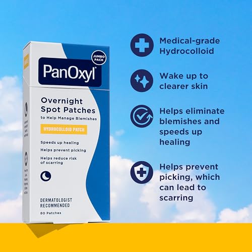 PanOxyl PM Overnight Hydrocolloid Acne Spot Patches - 40 Count