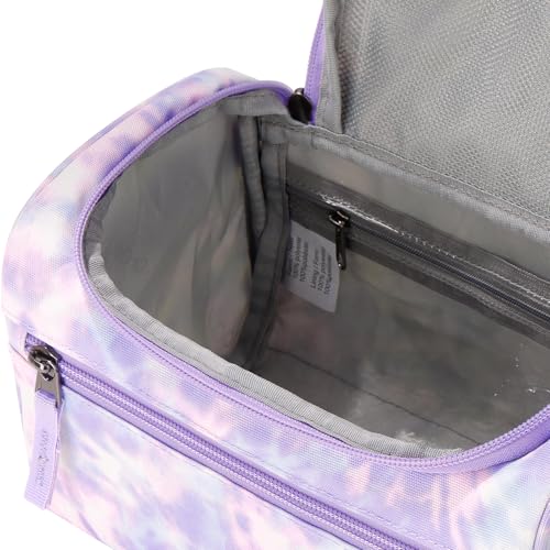 Choco Mocha Tie Dye Kids Toiletry Bag - Waterproof & Hangable