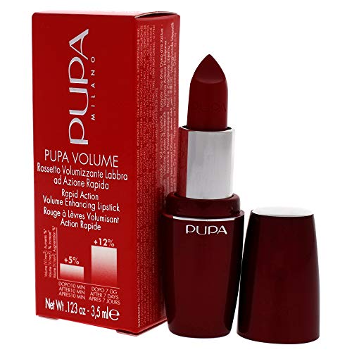 Pupa Milano Volume Lipstick - Hydrating Cream Formula, 401 Red Passion - 0.12 Oz