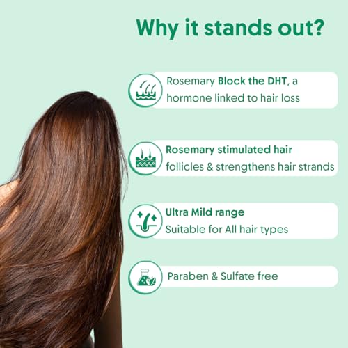 Aravi Organic Rosemary Shampoo for Hair Growth & Hair Fall Control 200ml