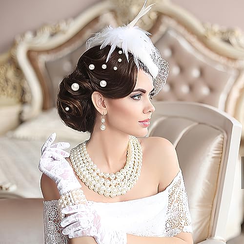 18-Piece Pearl & Rhinestone Wedding Hair Accessory Set