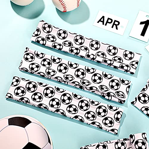 9-Piece Soccer Elastic Headbands - Non-Slip Sports Hair Accessories for Teams