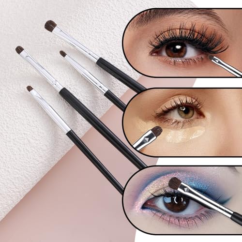 8-Piece Eye Makeup Brush Set with Soft Pony Hair Bristles