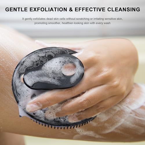 INNERNEED Silicone Body Scrubber Set for Gentle Exfoliation